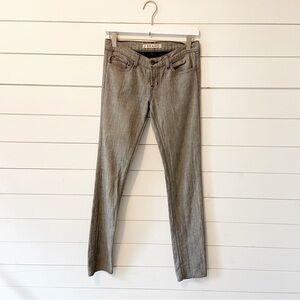 J BRAND | Low Waist Gray Straight Leg Jeans Size 26